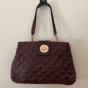 Kate Spade leather tote bag.